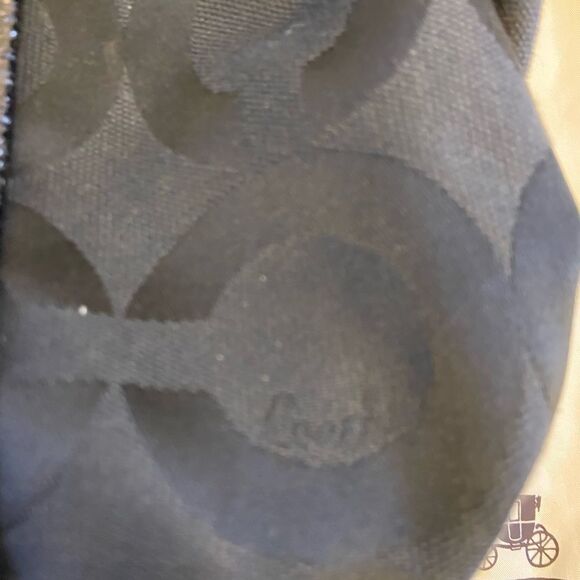 Black coach poppy tote - Picture 4 of 9